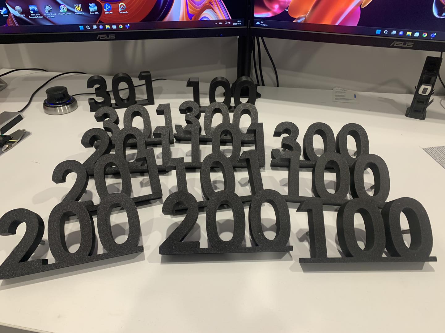 Numéros de logement soulignés